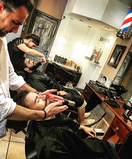 le coin des homme chez le barbier Aurelien Magnano a Montauban