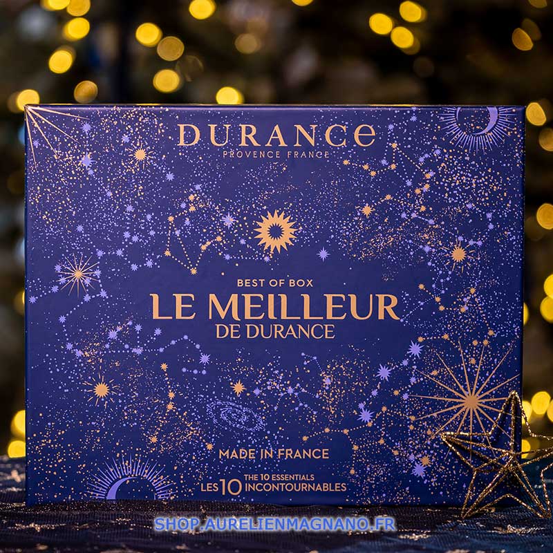le coffret de luxe parfumé le meilleur de Durance c'est le cadeau de Noël parfait
