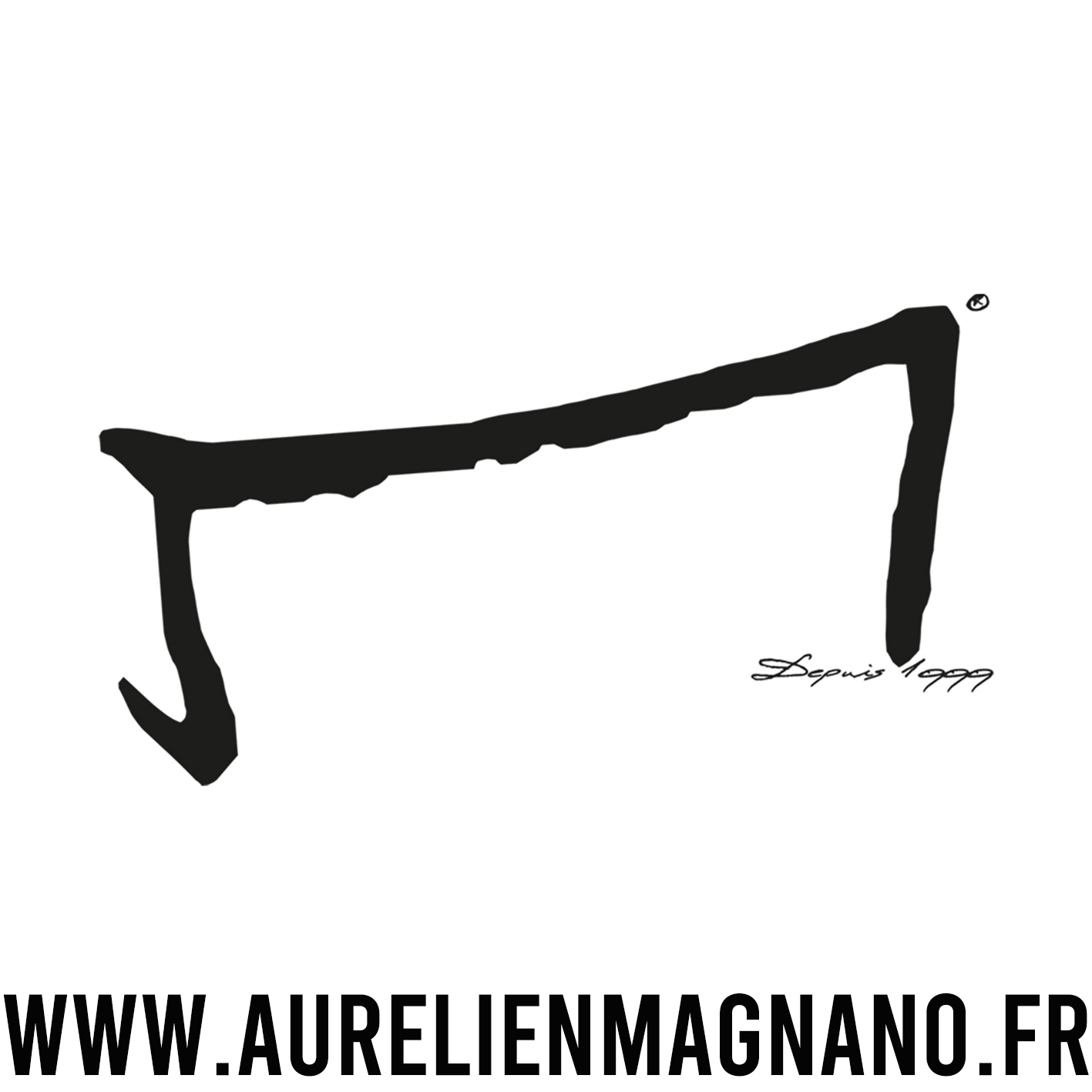 Le logo du salon de coiffure et barbier Aurelien Magnano